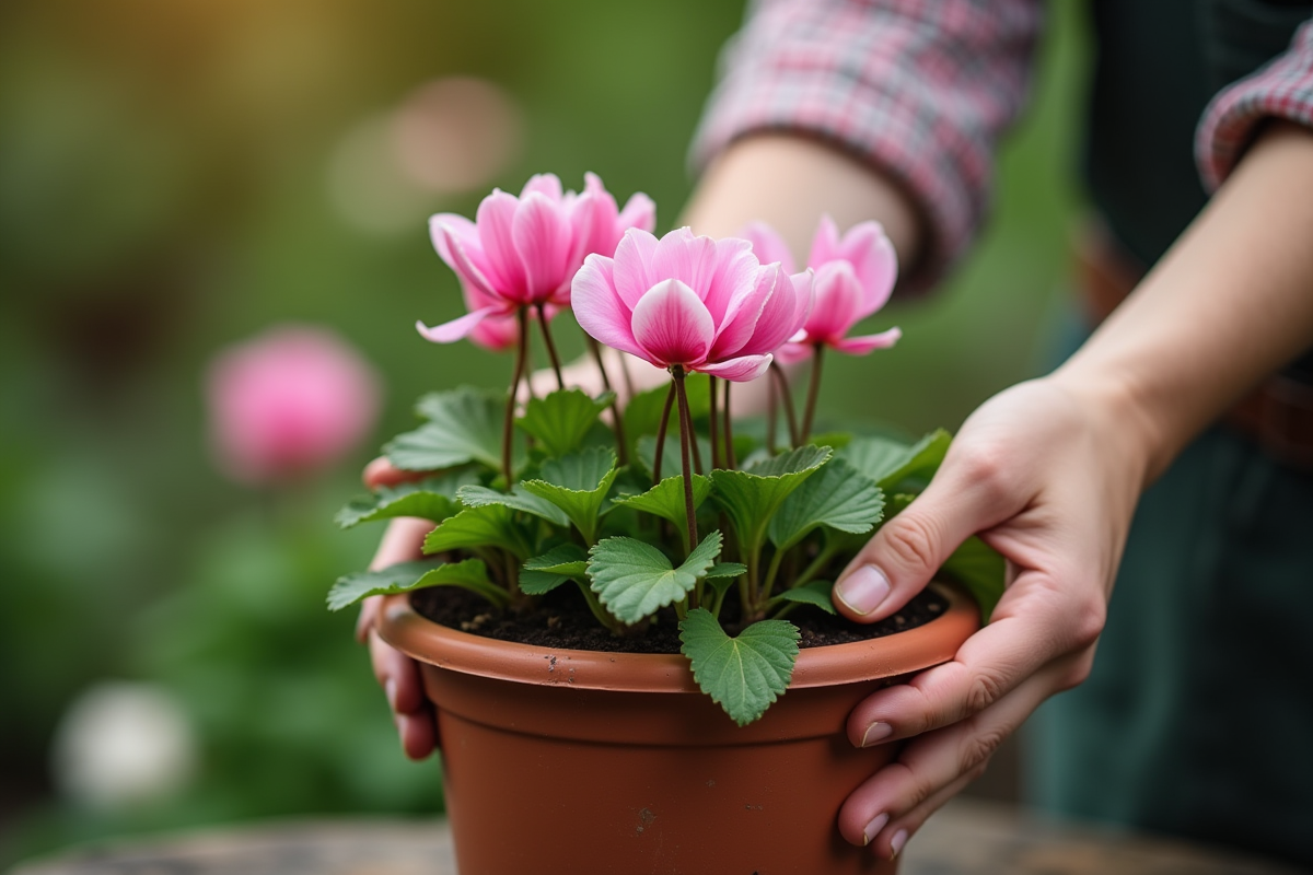 cyclamen fleur